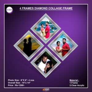 4 Frames Diamond Collage