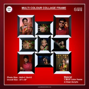 Multi Color Collage Frame
