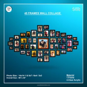 45 Frames Wall Collage
