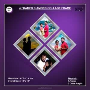 4 Frames Diamond Collage