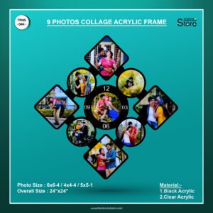 TPH Store - 044 9 Photos Collage Acrylic Frames