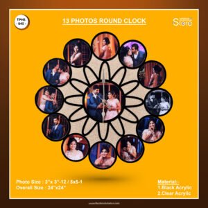 13 Photos Round Clock