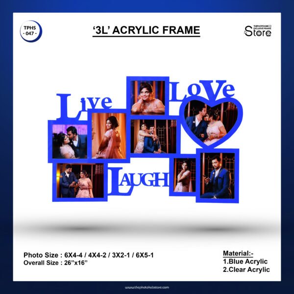 TPH Store - 047 "3L"Acrylic Frame