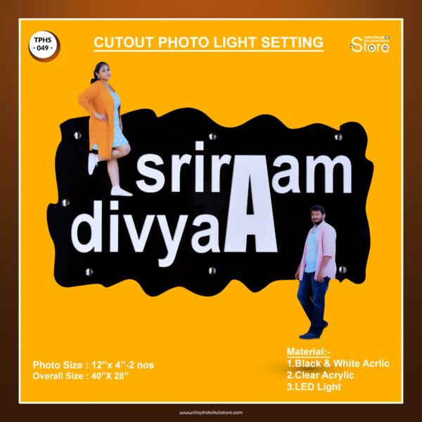 Cutout Photo Light Setting