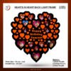 Hearts In Heart Back Light Frame