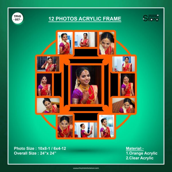 TPH Store - 057 12 Photos Acrylic Frame