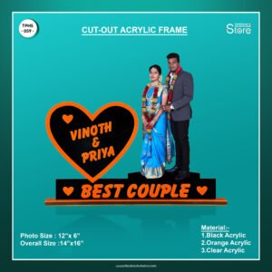 TPH Store - 059 Cutout Acrylic Frame