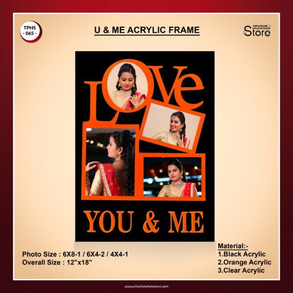U & Me Acrylic Frame