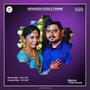 TPH Store - 067 Hexagon Puzzle Frame