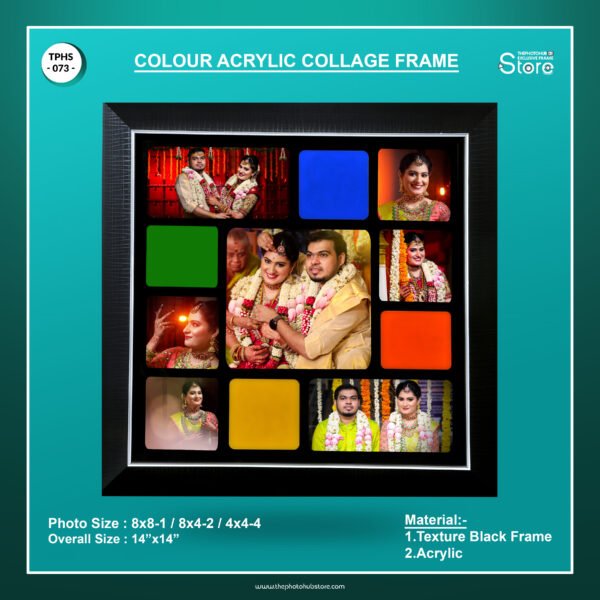TPH Store - 073 Colour Acrylic Collage Frame