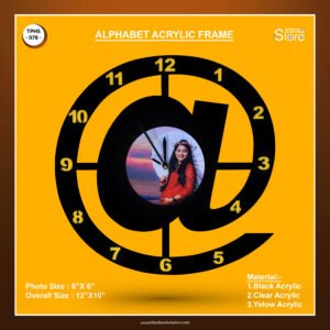 Alphabet Acrylic Frame
