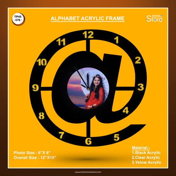 TPH Store - 078 Alphabet Acrylic Frame