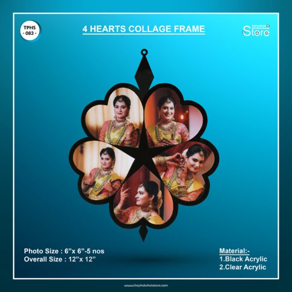 TPH Store - 083 4 Hearts Collage Frame