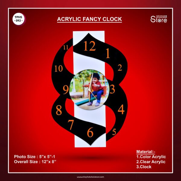 TPH Store - 092 Acrylic Fancy Clock