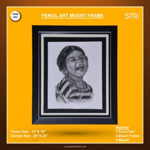 Pencil Art Mount Frame