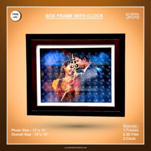 Box Frame With Clock