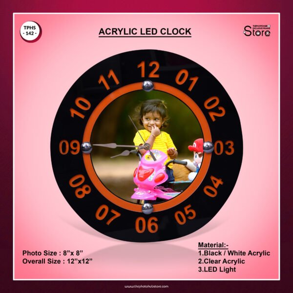 TPH Store - 142 Acrylic LED Clock