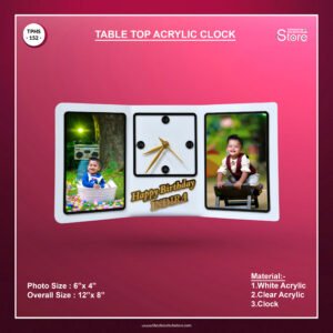 Table Top Acrylic Clock