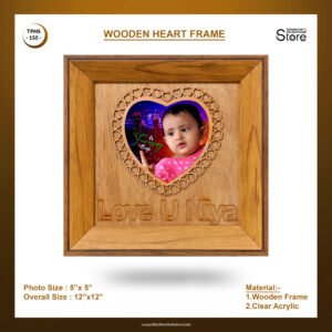 Wooden Heart Frame