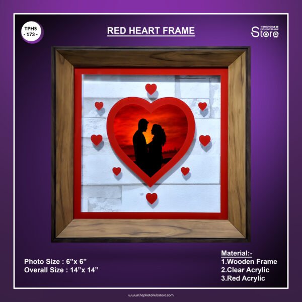 Red Heart Frame