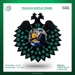 Peacock Acrylic Frame