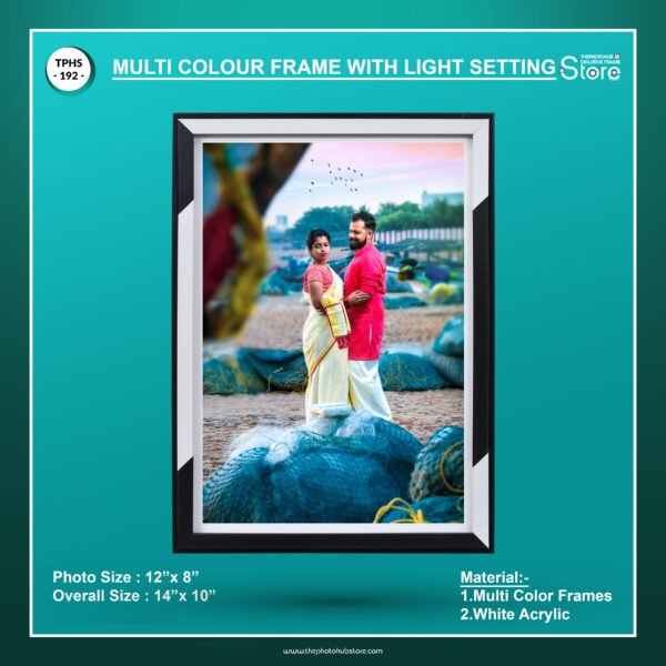 Multi Colour Frame With Light Setting